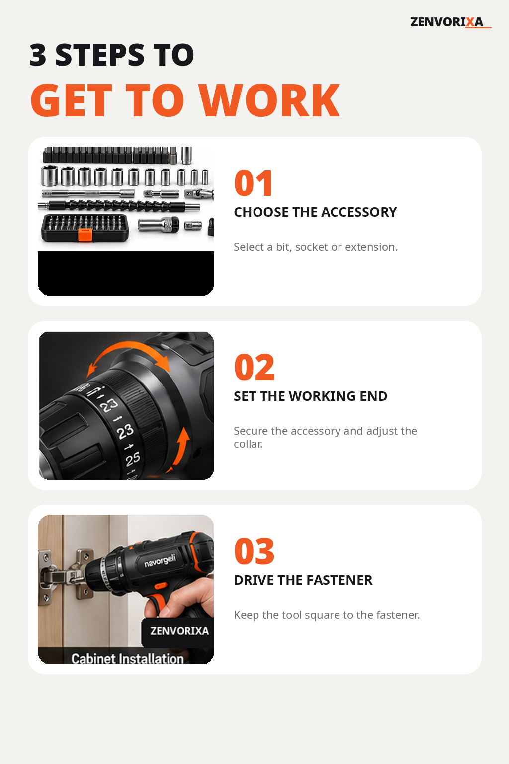 Simple operating sequence